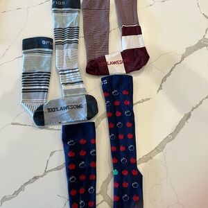Figs Men's Stylish Sock Collection - Blue, Gray, Red